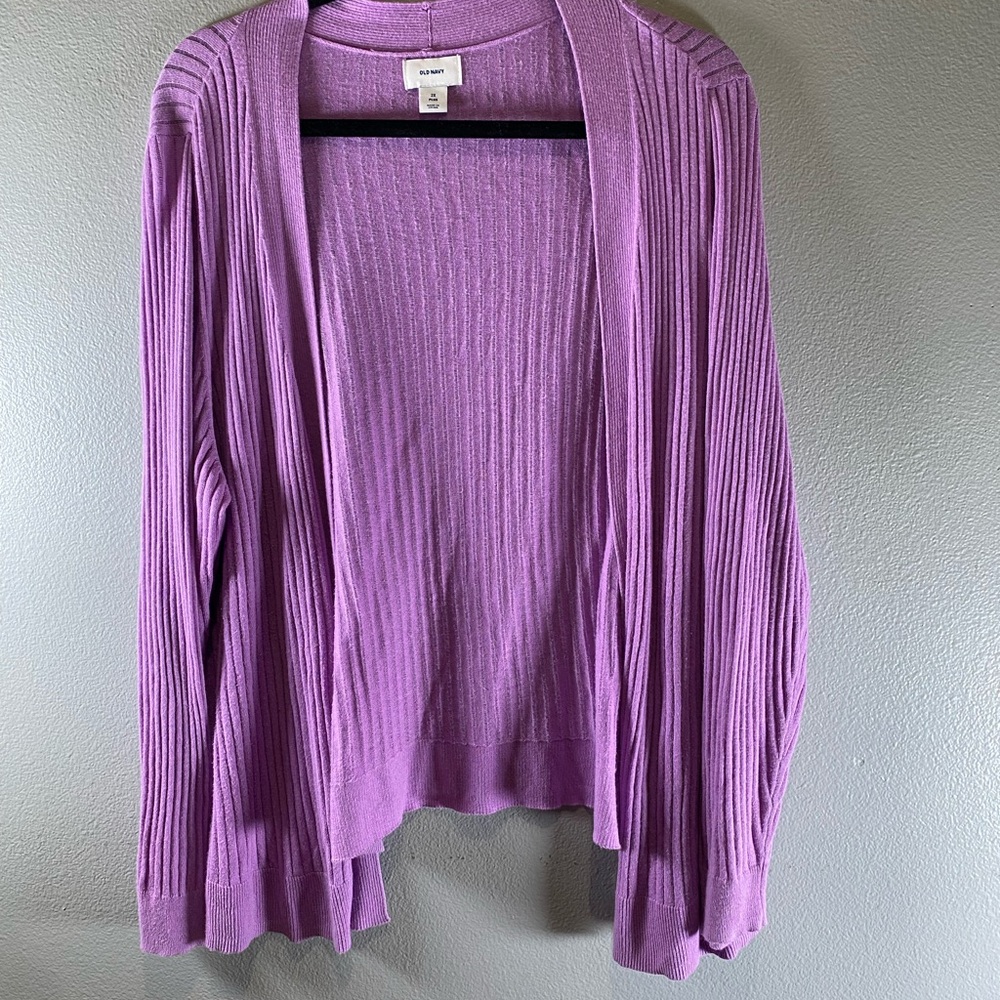 Women's Purple Cardigan